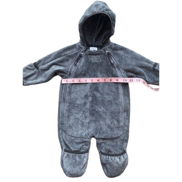 The North Face Gray Kids One Piece Footie - Picture 8 of 9
